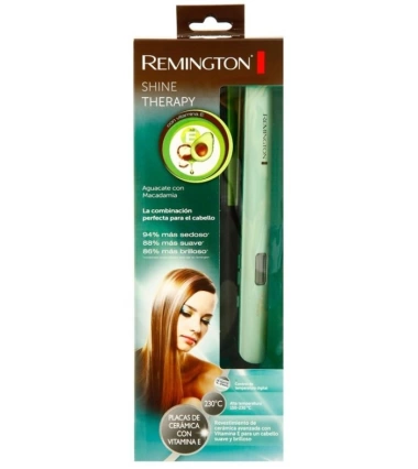 Plancha Digital Remington Infusion Aguacate Y Macadamia Shine Therapy S9960 Lcd 230° Original