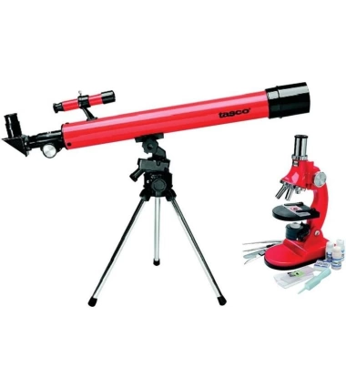 Kit Telescopio 50X50 Con Tripode Y Microscopio 900X Tasco