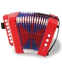 Acordeon De Juguete Instrumento Musical Para Niños 7 Teclas Colores - VALMARA