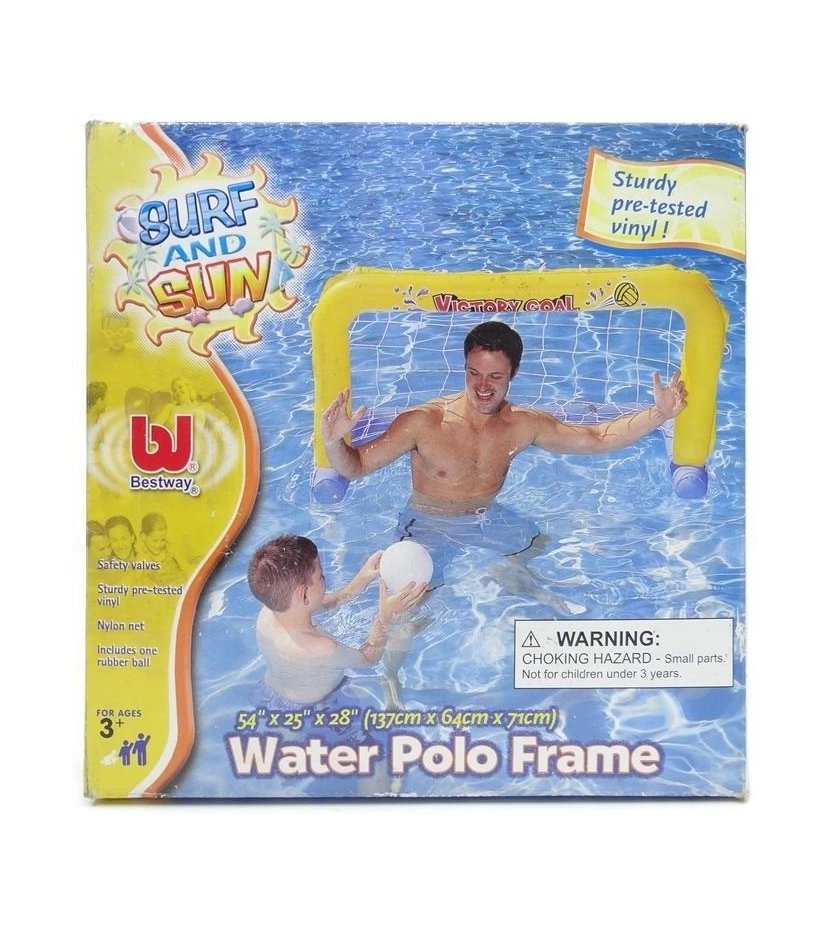 Cancha Inflable Bestway Para Piscina Waterpolo Malla Y Pelota - VALMARA