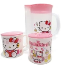 Jarra 1,4 Litros Y 2 Mugs Pocillos Accesorios D Hello Kitty - VALMARA