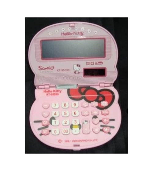 Hermosas Calculadoras Abatibles Accesorios De Hello Kitty