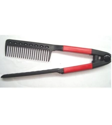 Peine Peineta Auxiliar Para Plancha De Cabello Planchar En Carbono