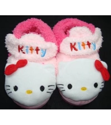 Babuchas Sandalias Pantuflas De Hello Kitty Niñas Pequeñas Tipo Bota 1