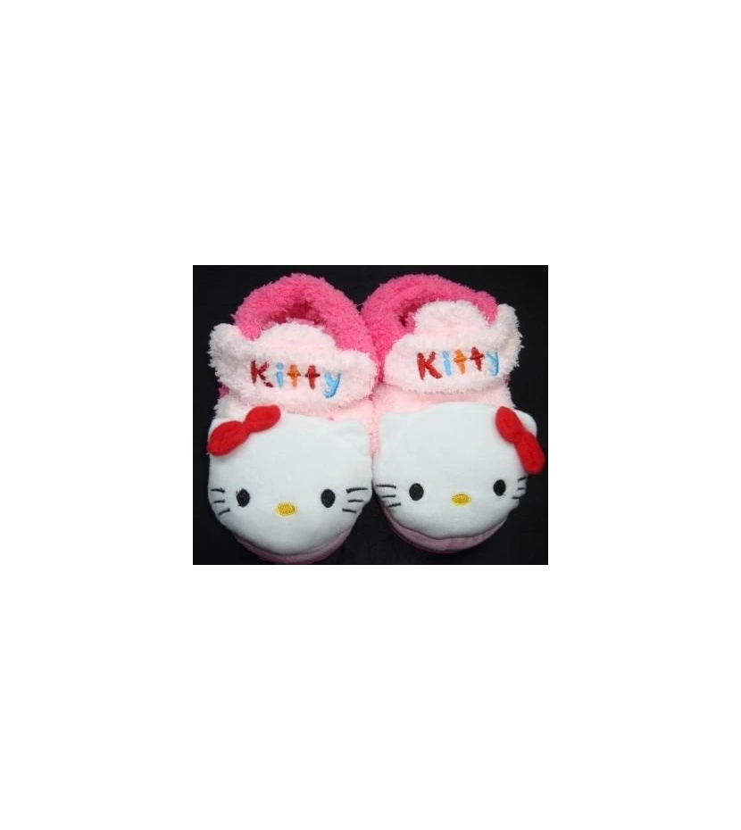 Babuchas Sandalias Pantuflas De Hello Kitty Niñas Pequeñas Tipo Bota 1 - VALMARA