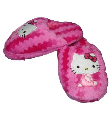 Babuchas Sandalias Pantuflas De Hello Kitty Niñas 3