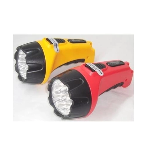 Linterna Recargable 7 Leds 2 Niveles Tomacorriente Camping