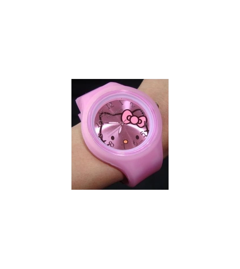 Reloj De Goma Silicona Hello Kitty Para Mujeres Y Niñas Manecillas - VALMARA