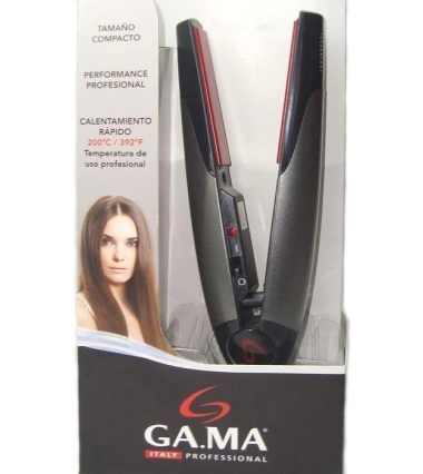 Plancha De Cabello Gama Mini Viajera En Tourmalina + Bolso