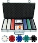 Maletin Aluminio Set De Poker 300 Chips Fichas 11,5Gr Decks Barajas - VALMARA