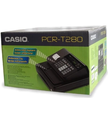 Caja Registradora Casio Pcr-T280 Original Alfanumerica 20 Dptos