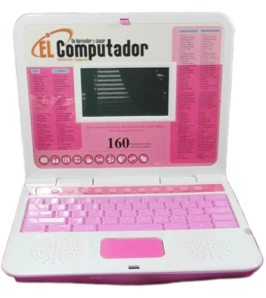 Computador Portatil Juguete Pantalla Lcd 160 Actividades Mouse Cd Y Audifonos