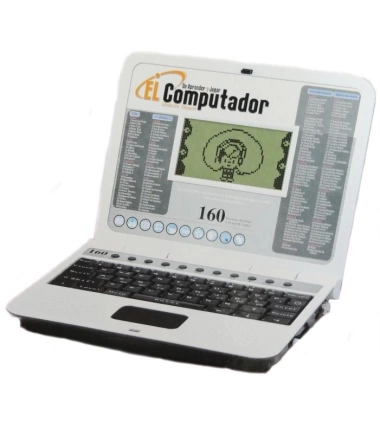 Computador Portatil Juguete Pantalla Lcd 160 Actividades Mouse Cd Y Audifonos