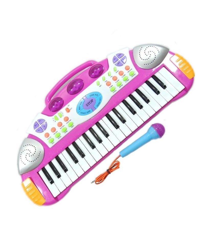 Organeta Teclado Para Niñas Juguete Piano 37 Teclas Microfono - VALMARA