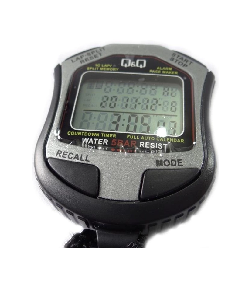 Cronometro Digital Q&q Hs45 Resistente Agua Func Timer - VALMARA