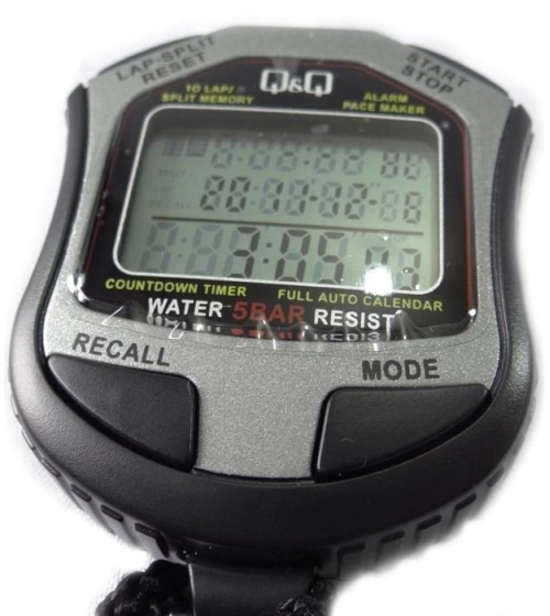 Cronometro Digital Q&q Hs45 Resistente Agua Func Timer
