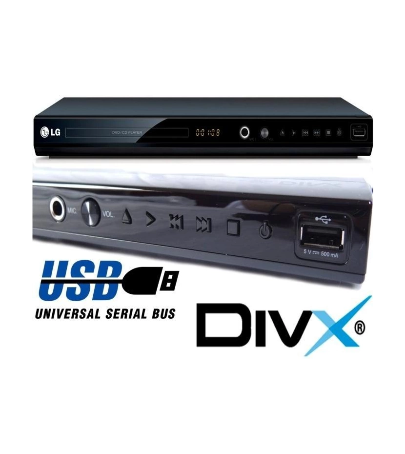 Reproductor Dvd Lg Dv647 Usb Divx Avi Karaoke Mp3 Jpg 720P - VALMARA