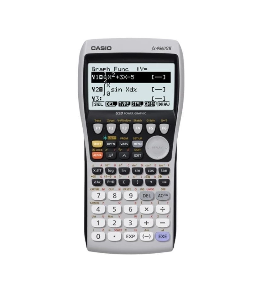 Calculadora Graficadora Cientifica Casio Fx-9860 G2 Gii Usb - VALMARA