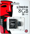 Memoria Micro Sd Hc Kingston Transflash 8Gb Adaptador Origin - VALMARA