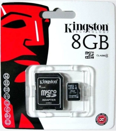 Memoria Micro Sd Hc Kingston Transflash 8Gb Adaptador Origin