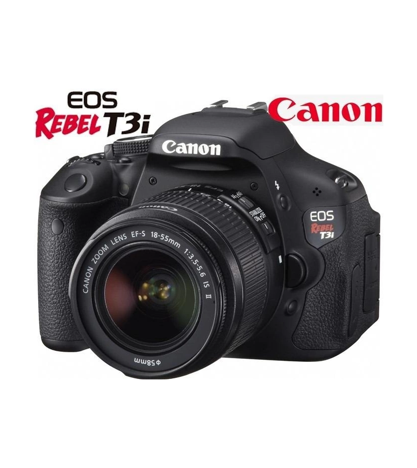 Camara Digital Profesional Reflex Canon Eos Rebel T3I 18Mp + 18-55Mm - VALMARA