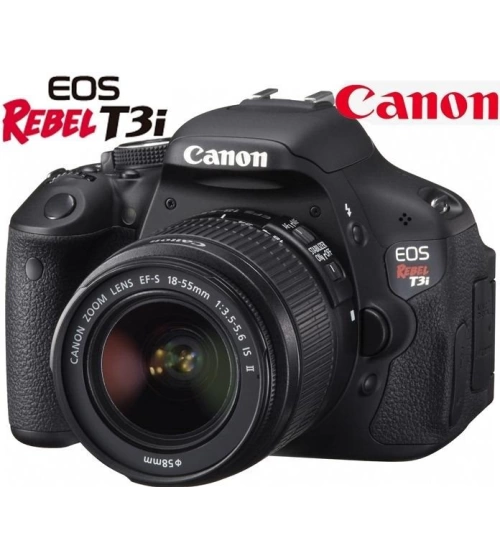 Camara Digital Profesional Reflex Canon Eos Rebel T3I 18Mp + 18-55Mm