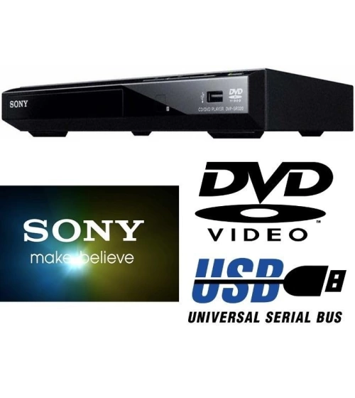 Reproductor Dvd Sony Dvp-Sr320 Usb Delgado Control Remoto