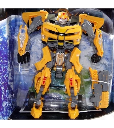 Muñeco Robot Carro Camaro Transformers Bumblebee 24Cm