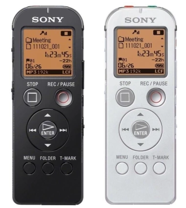 Grabadoras De Voz Periodista Sony Icd-Ux523 1000H 4Gb Fm Recargable