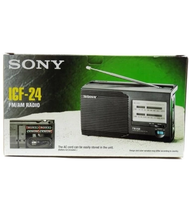 Radio Am Fm Portatil Sony Icf-24 Pilas/110V Portatil Manija