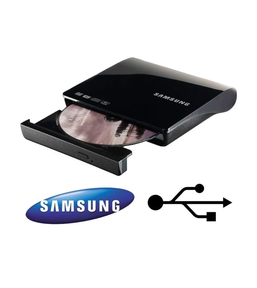 Unidad Quemador Dvd Usb Externa Samsung Se-208 Slim Portatil Doble Capa - VALMARA