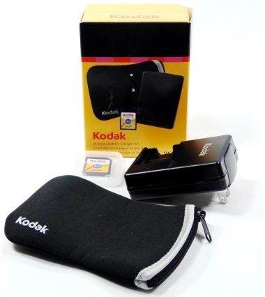 Kit Cargador Camaras Kodak Klic-7006 + Estuche + Memoria 2Gb