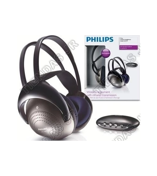 Audifonos Diadema Philips Inalambricos Ir 7 Metros Shc2000