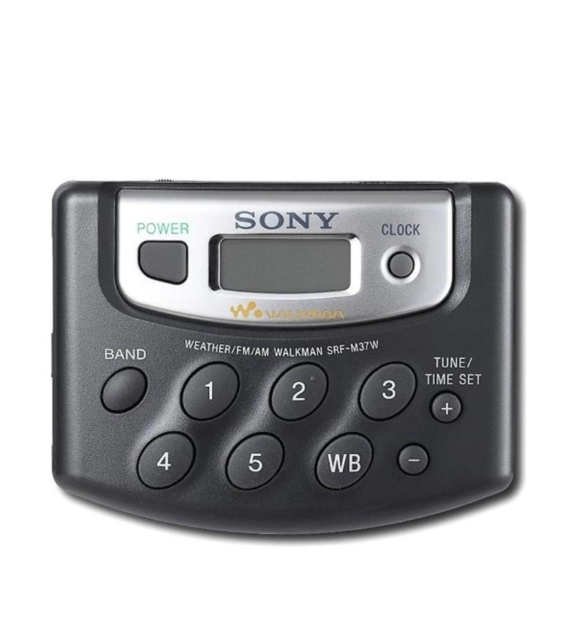 Radio Digital Sony Walkman Srf-M37 Am / Fm / Lw 18 Memorias - VALMARA