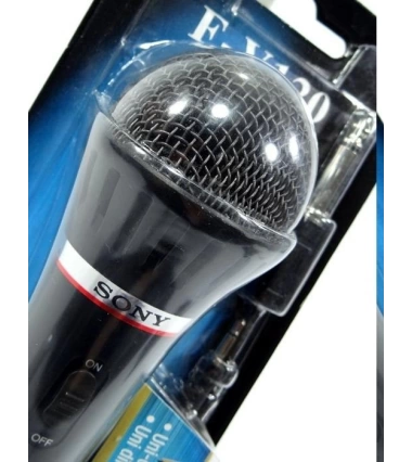 Microfono Vocal Dinamico Unidireccional Cable 3M Sony F-V120