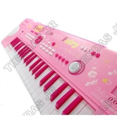 Organeta Teclado Para Niñas Juguete Piano 37 Teclas Rosadas