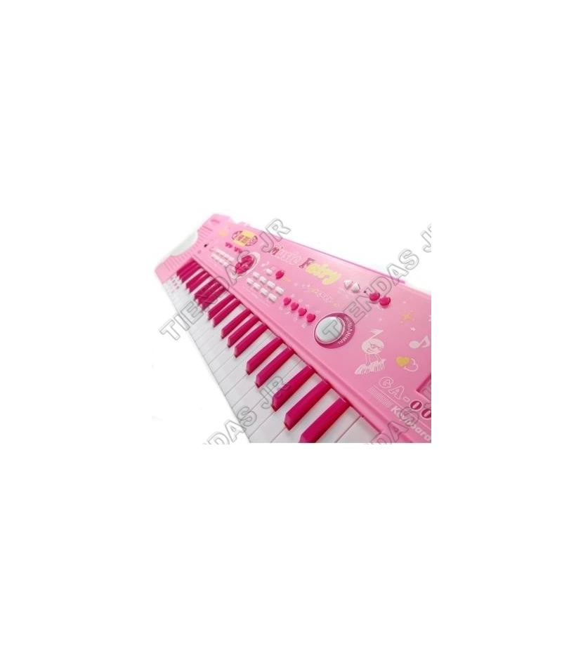 Organeta Teclado Para Niñas Juguete Piano 37 Teclas Rosadas - VALMARA