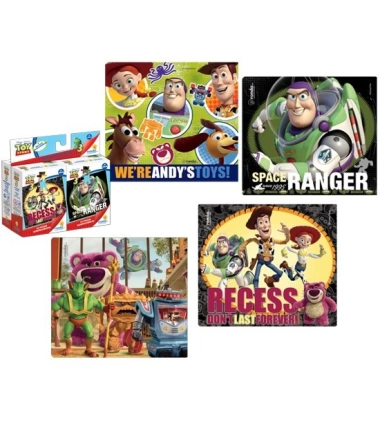 Rompecabezas 24 Fichas X 4 Motivos Avengers Tinker Bell Campanita Cars Toy Story