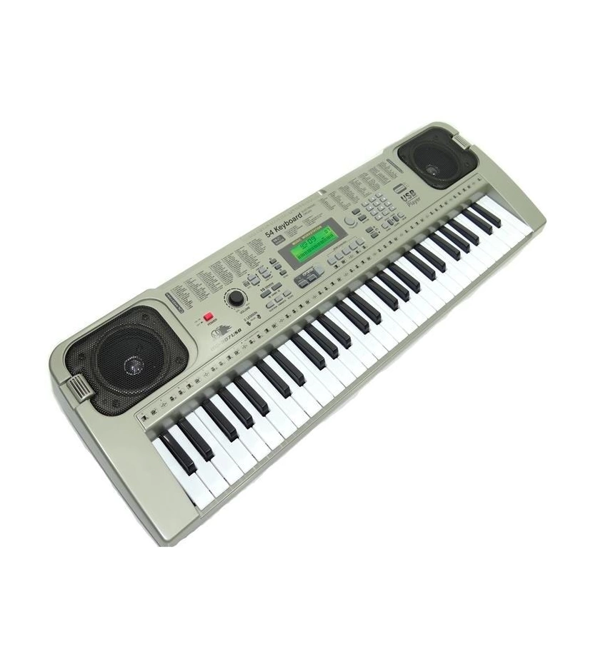 Organeta Mq-807 Teclado Juguete Piano 54 Teclas Pantalla Lcd + Microfono - VALMARA