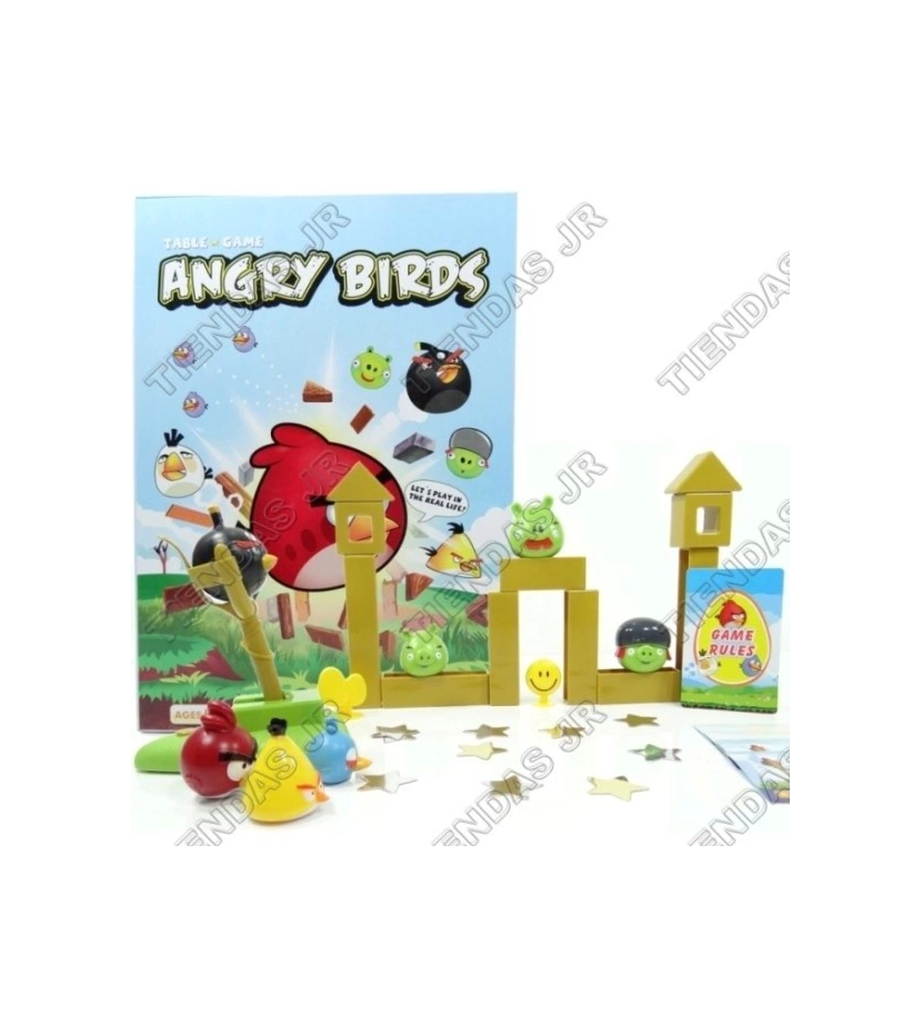 Angry Birds El Juego De Mesa Sonidos Cauchera Bloques - VALMARA