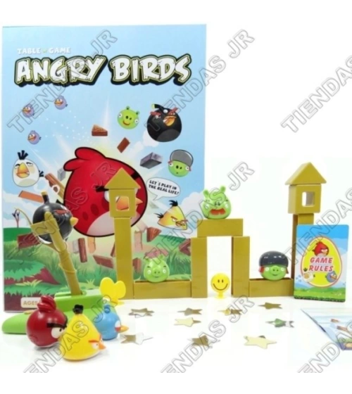 Angry Birds El Juego De Mesa Sonidos Cauchera Bloques