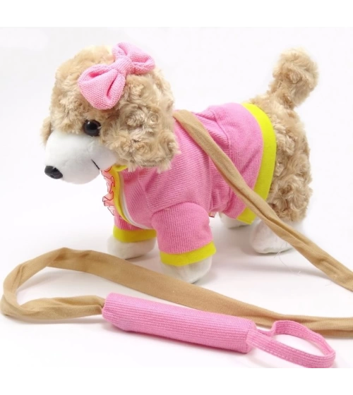 Perrita Perro Mascota De Peluche Camina Y Canta Juguete