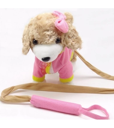 Perrita Perro Mascota De Peluche Camina Y Canta Juguete