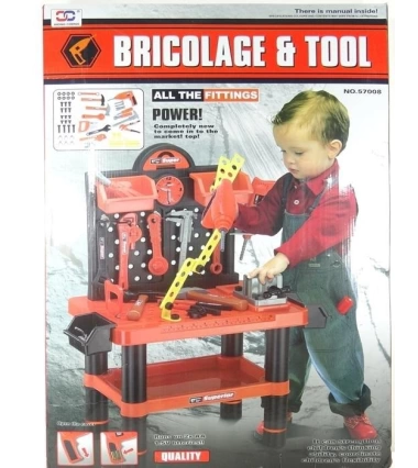 Kit Set Herramientas Bricolaje Para Niños Construye Grande