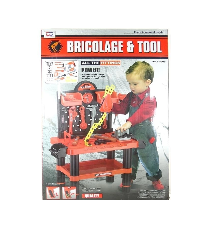 Kit Set Herramientas Bricolaje Para Niños Construye Grande - VALMARA