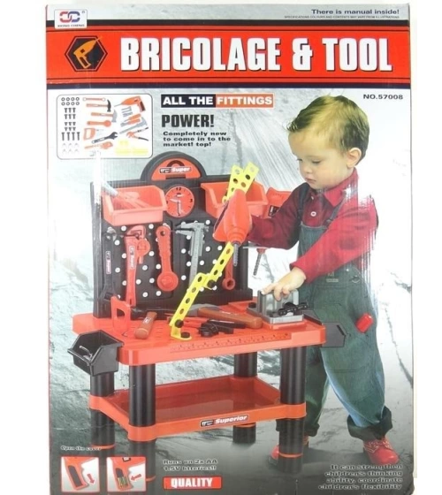 Kit Set Herramientas Bricolaje Para Niños Construye Grande