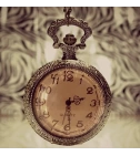 Collar Colgante Accesorio Cadena Reloj Vintage - VALMARA