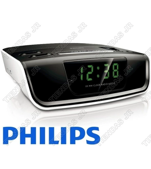 Radio Reloj Despertador Alarma Philips Aj3122 Fm / Am