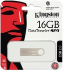 Memoria Usb Kingston Data Traveler Se9 16Gb Metalica - VALMARA