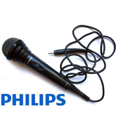 Microfono Vocal Dinamico Omni Direccional Philips Sbc Md110